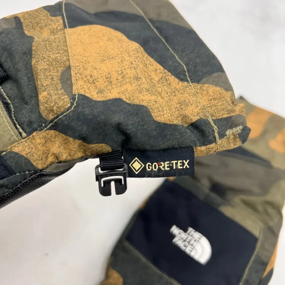 The North Face Mittens Youth L Large Montana Ski Goretex Camo Waterproof Snow